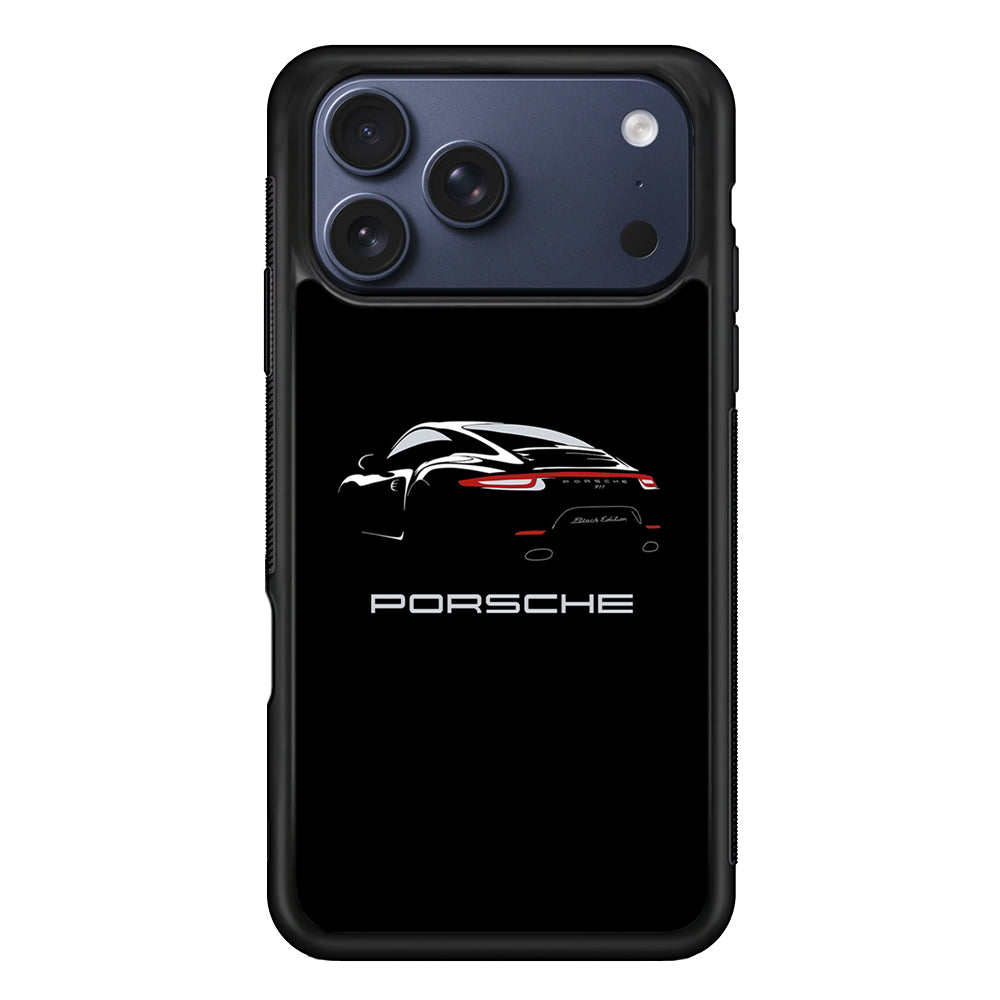 Porsche Black Edition iPhone 17 Pro Case - Xtracase