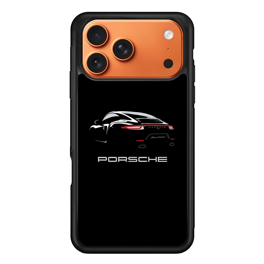 Porsche Black Edition iPhone 17 Pro Max Case