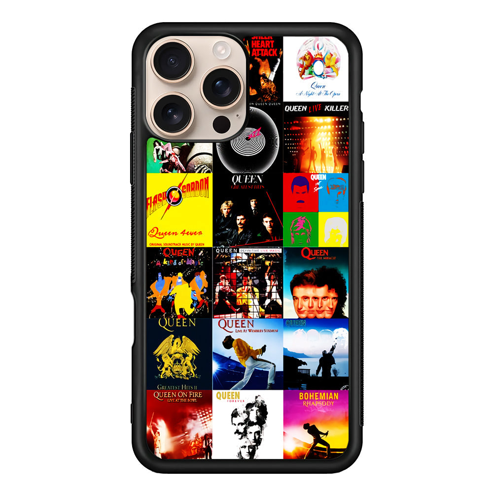 Queen Album Aesthetic iPhone 16 Pro Max Case - iPhone 16 Pro Max