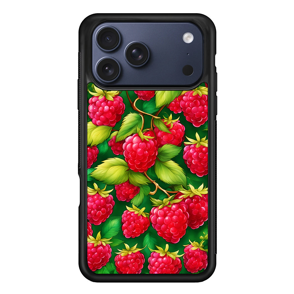 Raspberry Leaves and Berries iPhone 17 Pro Max Case - Xtracase