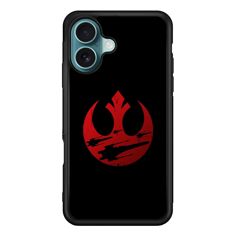 Rebel Alliance Star Wars Red iPhone 16 Plus Case - Xtracase