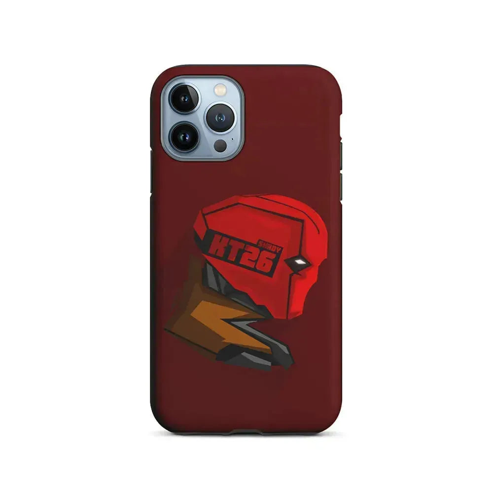 Red Hood Pop Head iPhone 15 Pro Max Case-2 in 1 Tough Case-Xtracase
