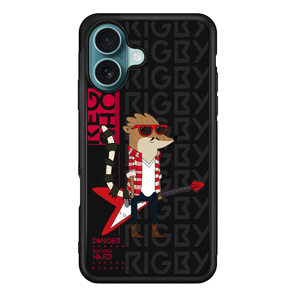 Regular Show Rigby Rockstar iPhone 16 Plus Case - Xtracase