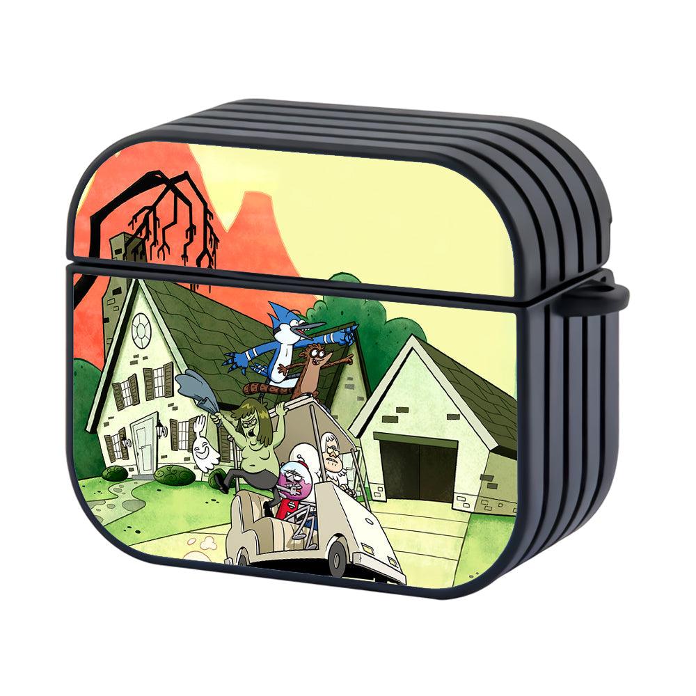 Regular Show The Aimless Journey Hard Plastic Case Cover For Apple Airpods 3-Xtracase