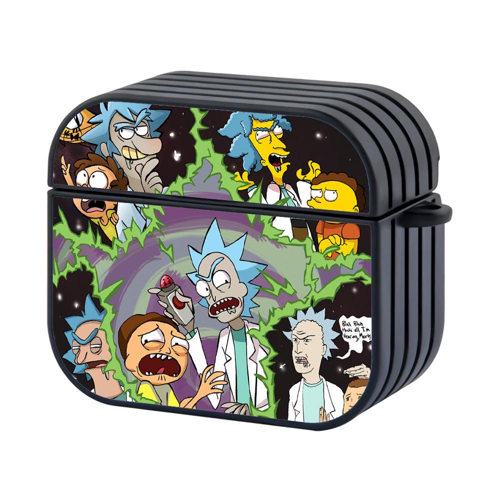 Rick and Morty Another Alteration Hard Plastic Case Cover For Apple Airpods 3-Xtracase