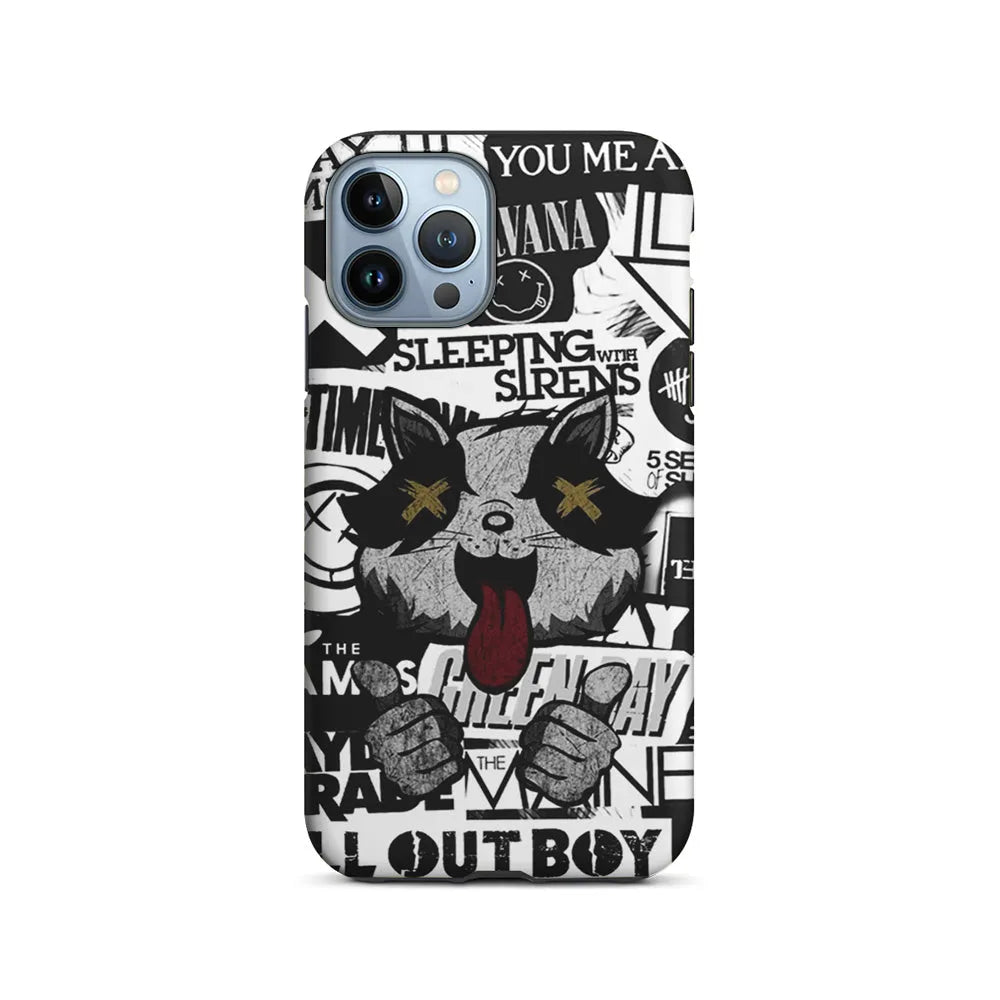 Rock Bands of Playlist iPhone 13 Pro Case-2 in 1 Tough Case-Xtracase