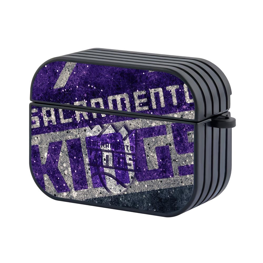 Sacramento Kings NBA Shadows of The King Hard Plastic Case Cover For Apple Airpods Pro 2-Xtracase