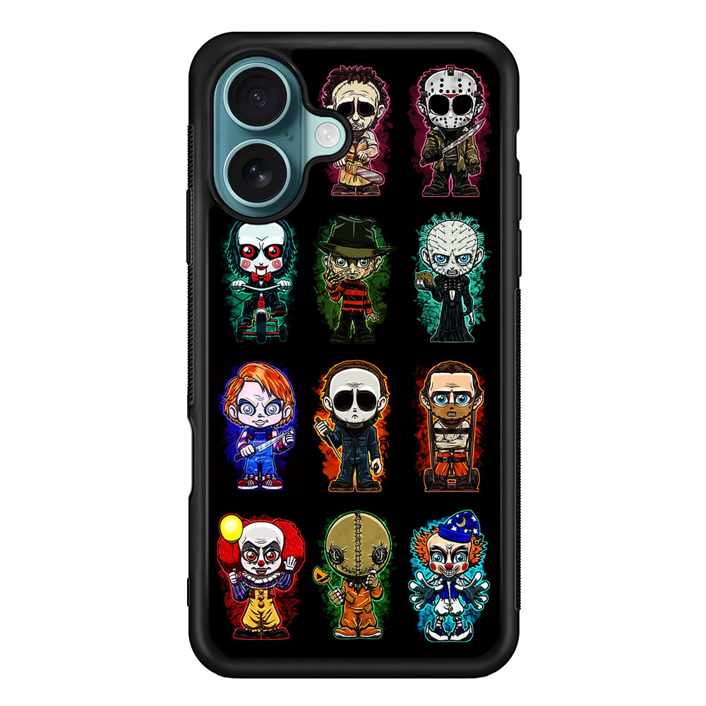 Scary Movie Horror Chibi iPhone 16 Case - Xtracase
