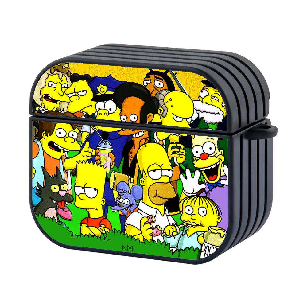 Simpson Gathered Men of The City Apple Airpods 3 Case-Xtracase