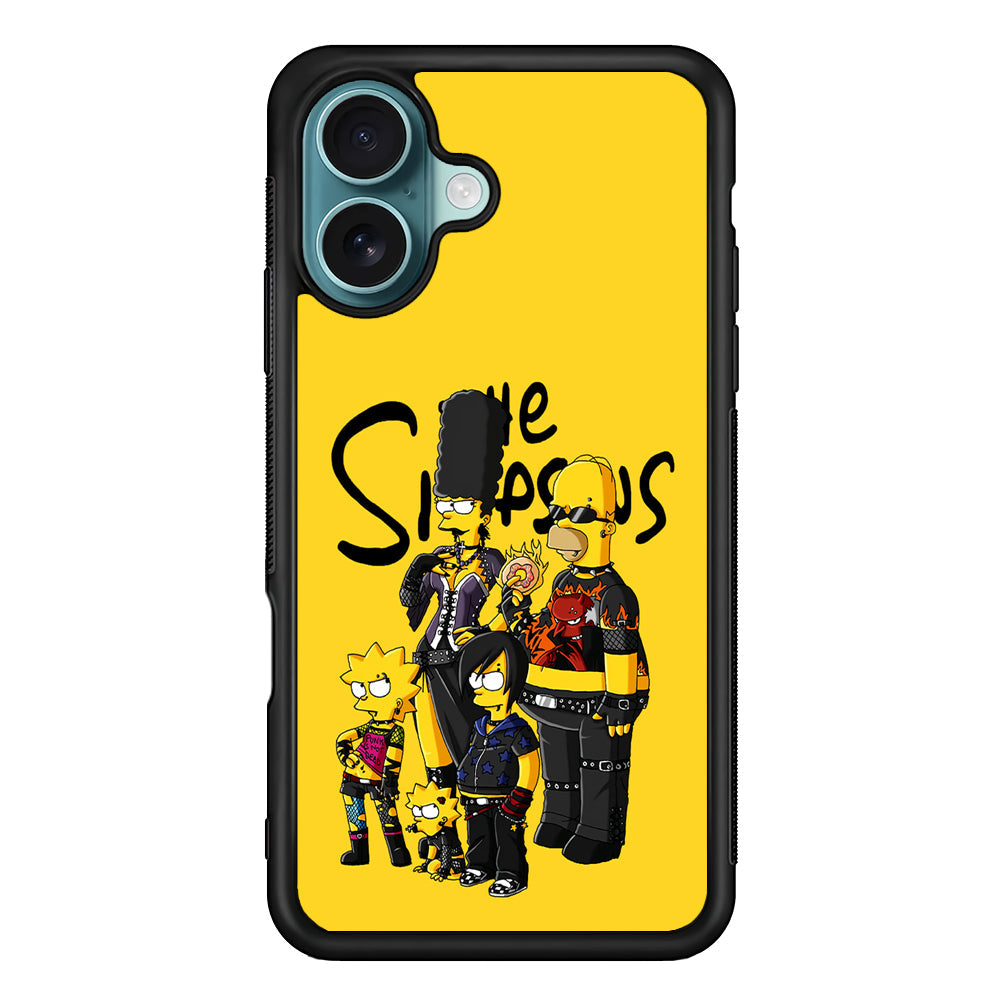 Simpsons Rock n' Roll Family iPhone 16 Plus Case - Xtracase