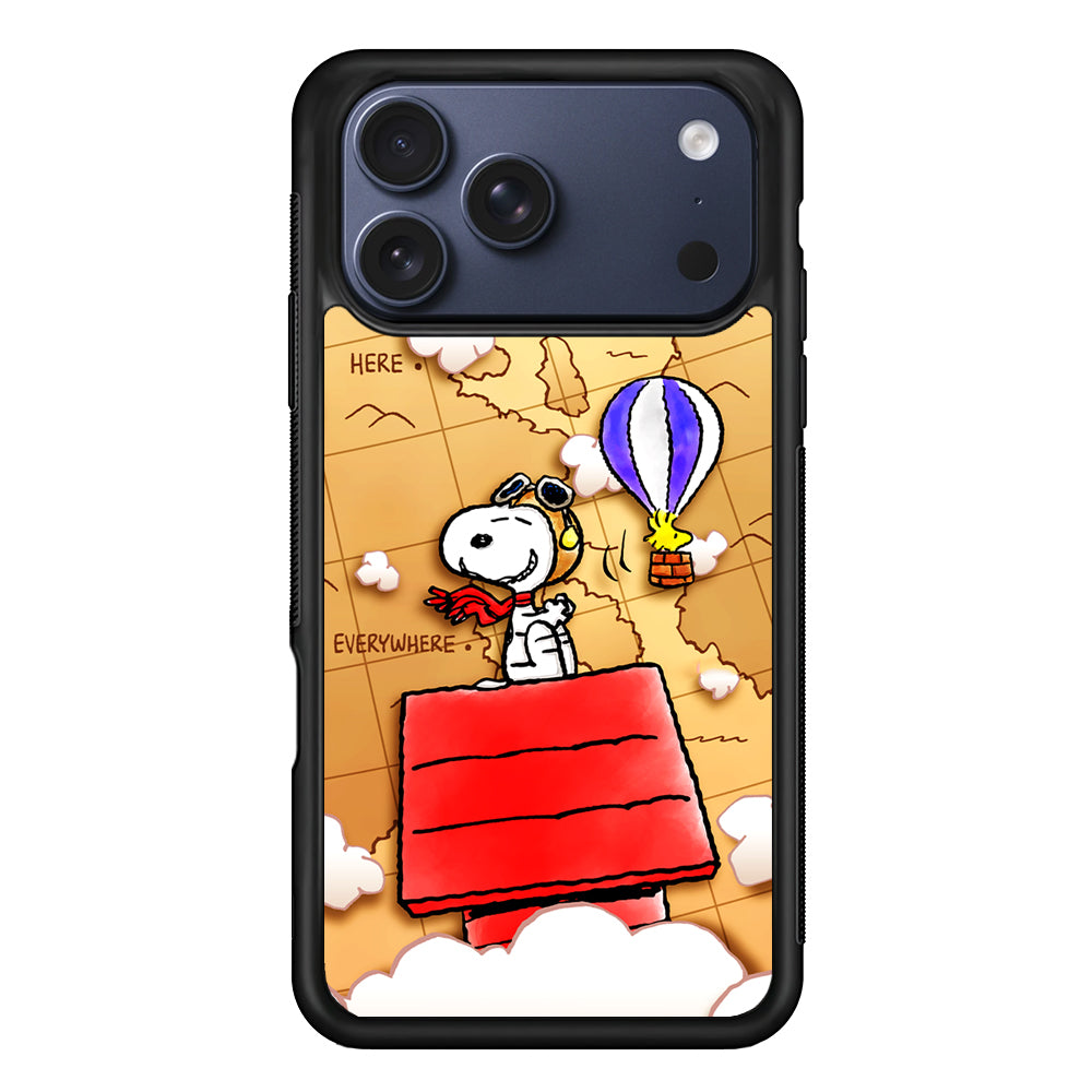 Snoopy Journey Around The World iPhone 17 Pro Max Case - Xtracase