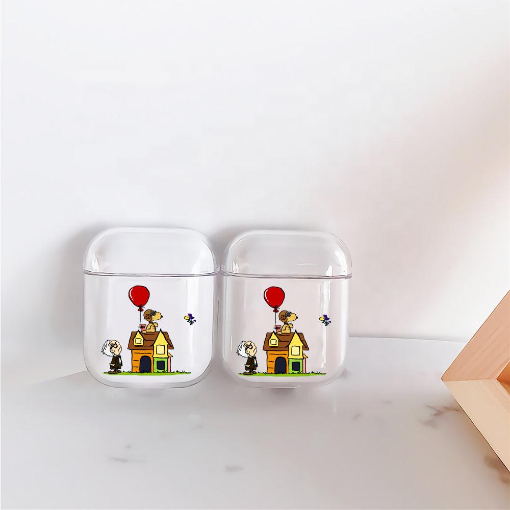 Snoopy X Up Apple Airpods Clear Case-Xtracase