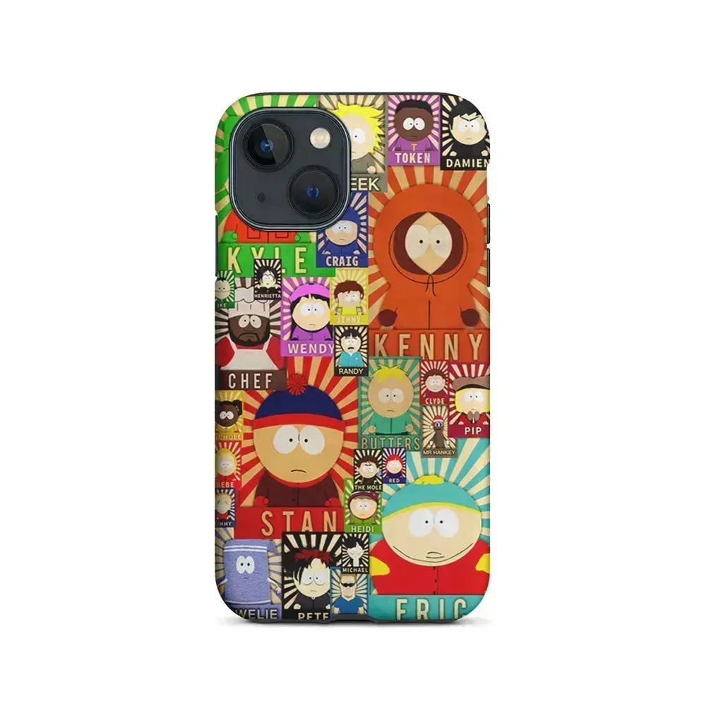 South Park All Characters iPhone 13 Mini Case-2 in 1 Tough Case-Xtracase