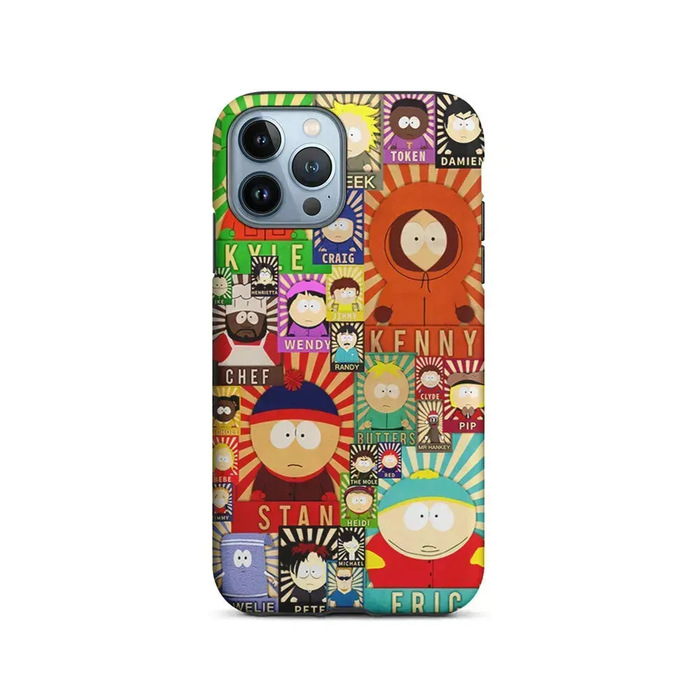 South Park All Characters iPhone 15 Pro Max Case-2 in 1 Tough Case-Xtracase