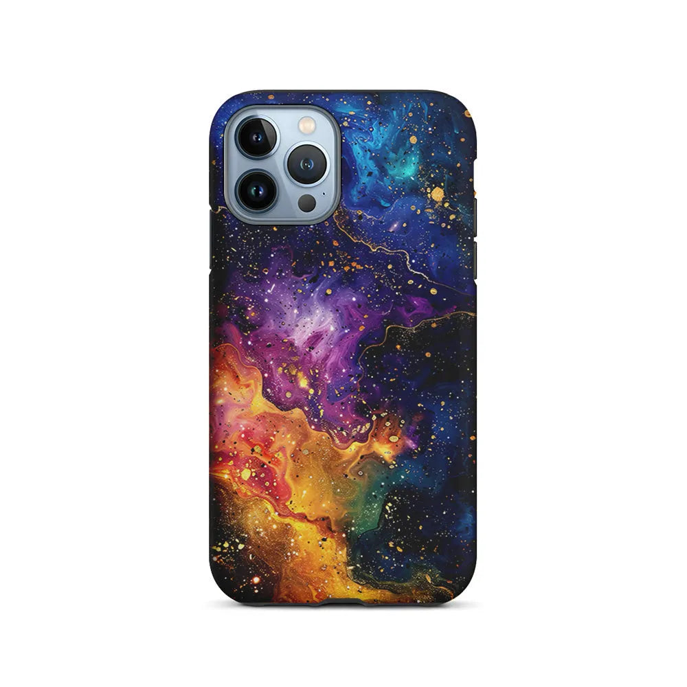 Sparkling Vibrant Abstract Fluid iPhone 13 Pro Case-2 in 1 Tough Case-Xtracase