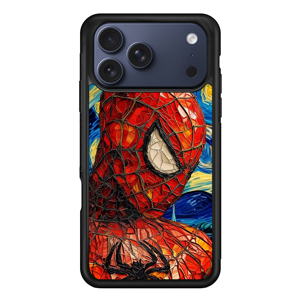 Spiderman Starry Night iPhone 17 Pro Max Case - Xtracase