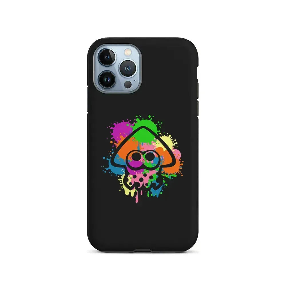 Splatoon Squid Symbol iPhone 15 Pro Max Case-2 in 1 Tough Case-Xtracase