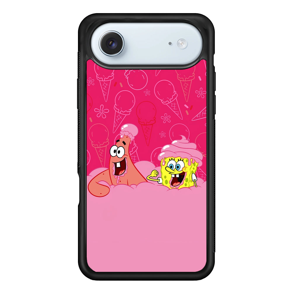 Spongebob and Patrick Eating Ice Cream iPhone 17 Air Case - Xtracase