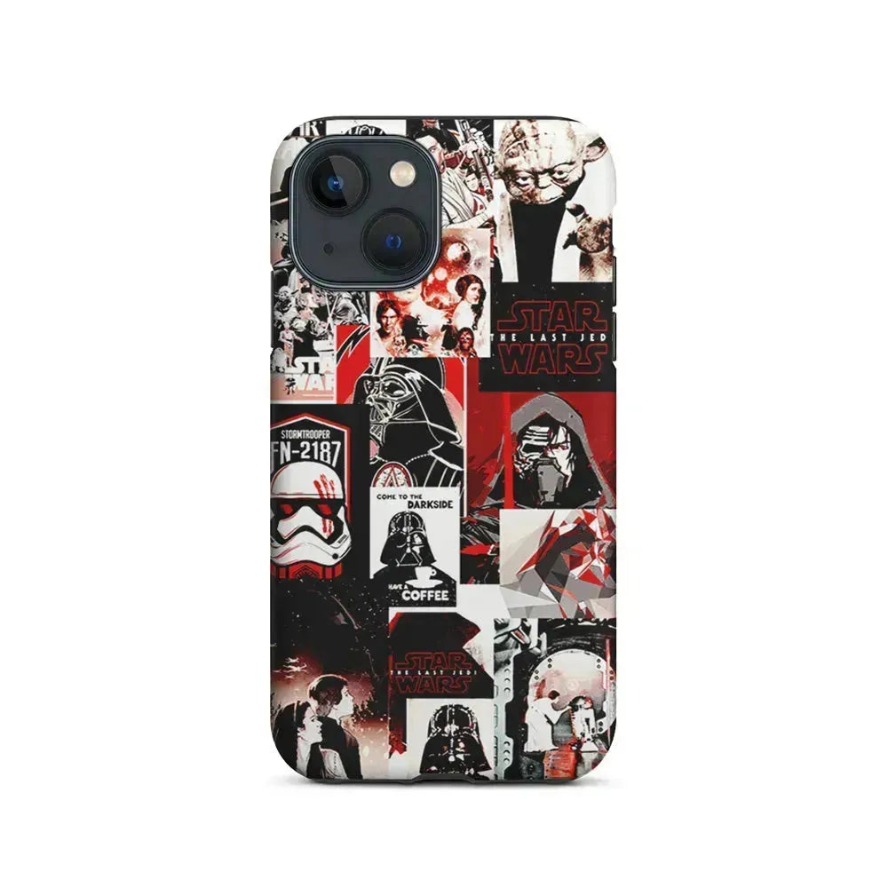 Star Wars Aesthetic Collage iPhone 13 Mini Case-2 in 1 Tough Case-Xtracase
