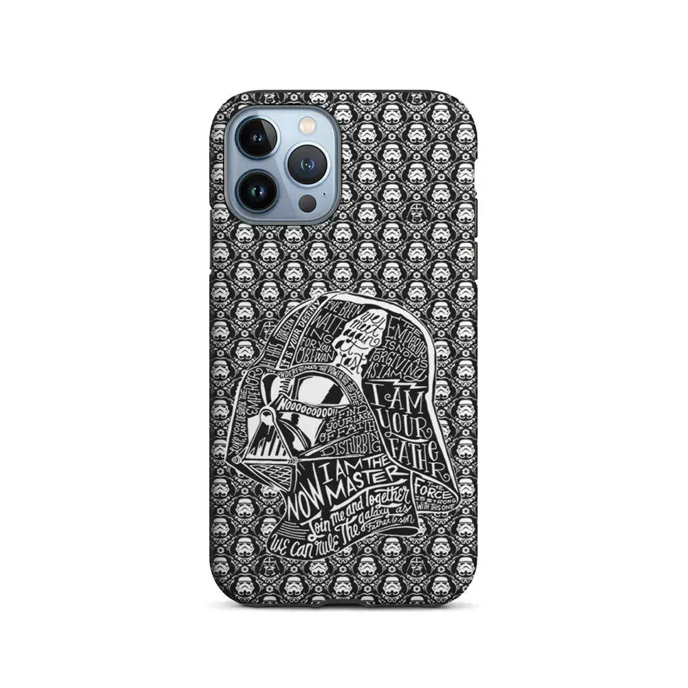 Star Wars Dart Vader Pattern iPhone 15 Pro Max Case-2 in 1 Tough Case-Xtracase