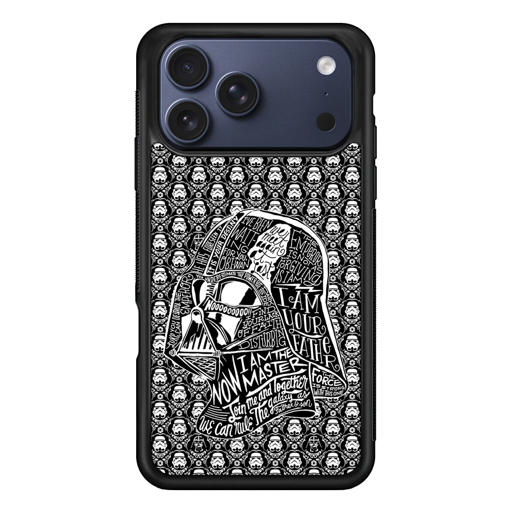 Star Wars Dart Vader Pattern iPhone 17 Pro Max Case - Xtracase
