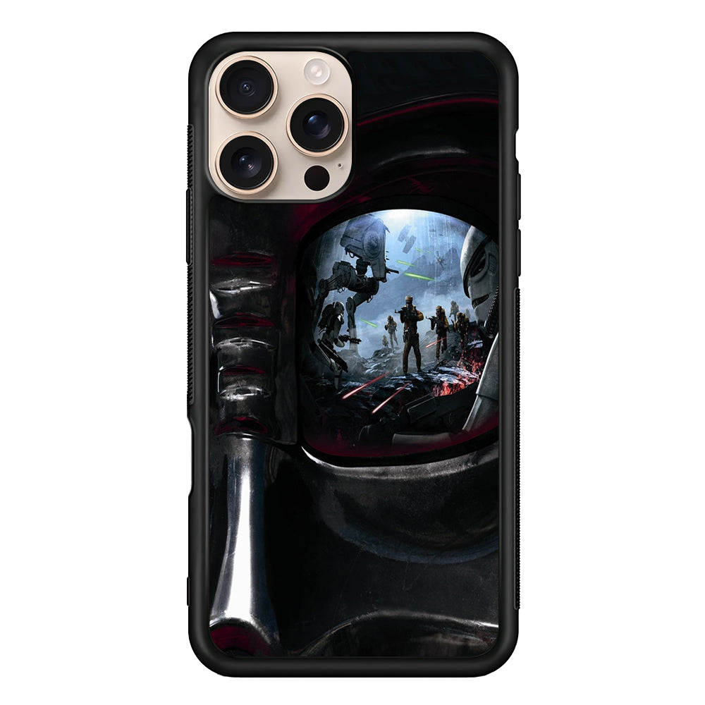 Star Wars Dart Vader Pattern iPhone 16 Pro Case - iPhone 16 Pro