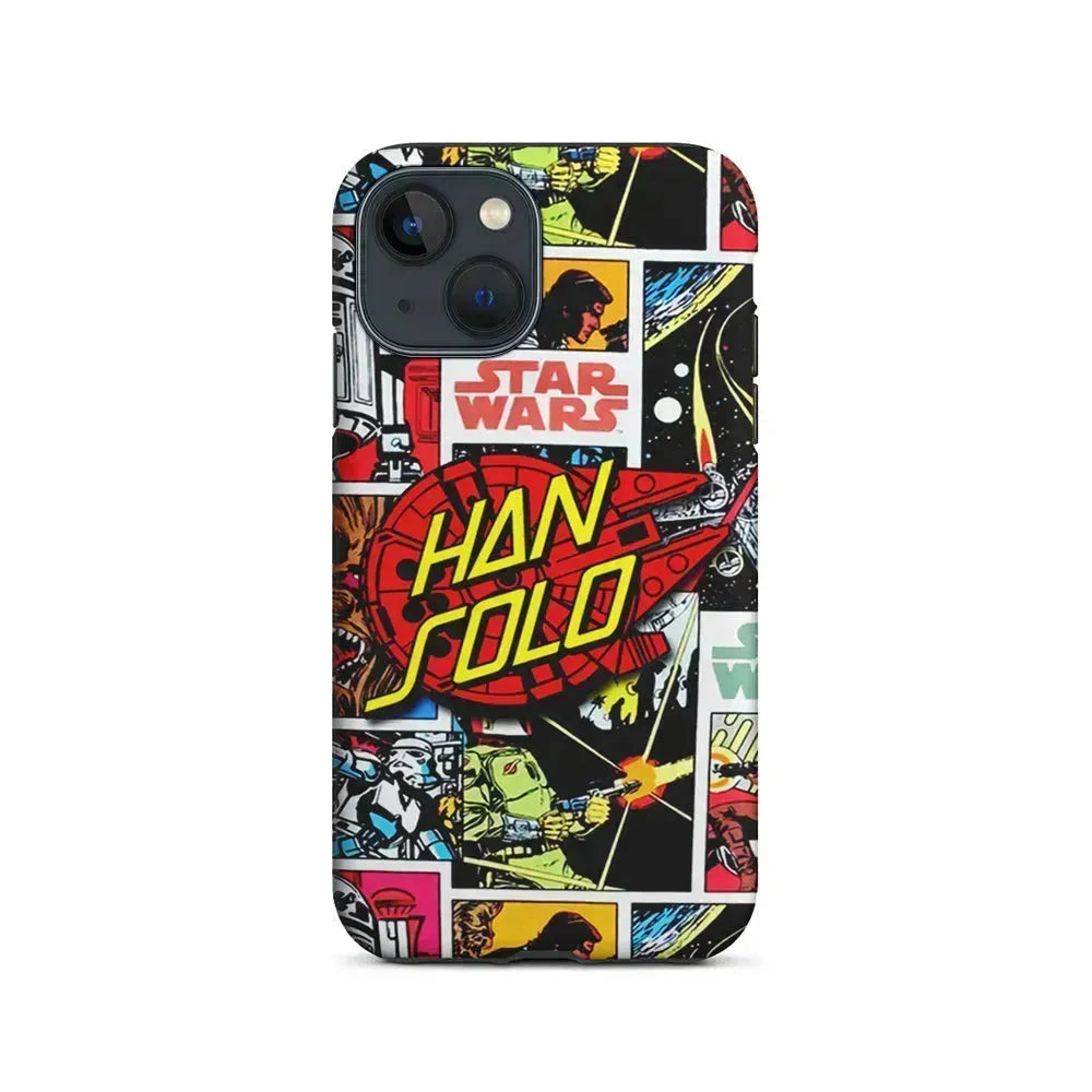 Star Wars Han Solo Sign iPhone 13 Mini Case-2 in 1 Tough Case-Xtracase
