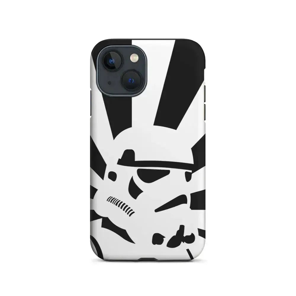 Star Wars Stormtrooper Black White iPhone 13 Mini Case-2 in 1 Tough Case-Xtracase