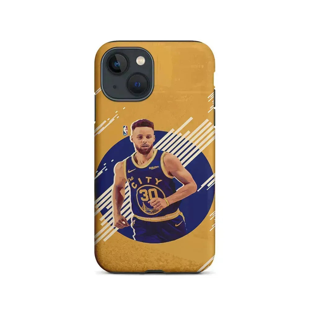 Stephen Curry Basketball Player iPhone 13 Mini Case-2 in 1 Tough Case-Xtracase
