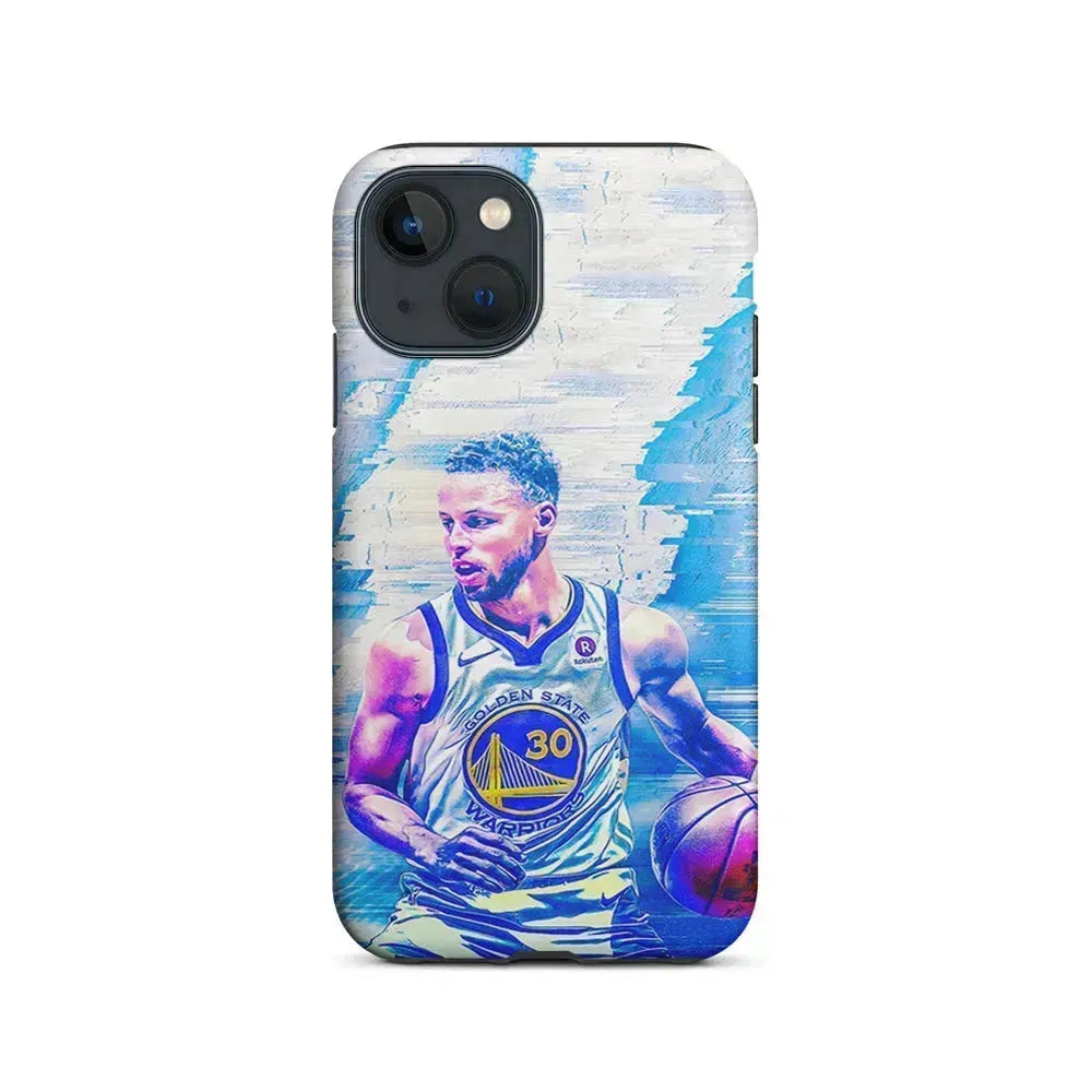 Stephen Curry Golden State Art iPhone 13 Mini Case-2 in 1 Tough Case-Xtracase