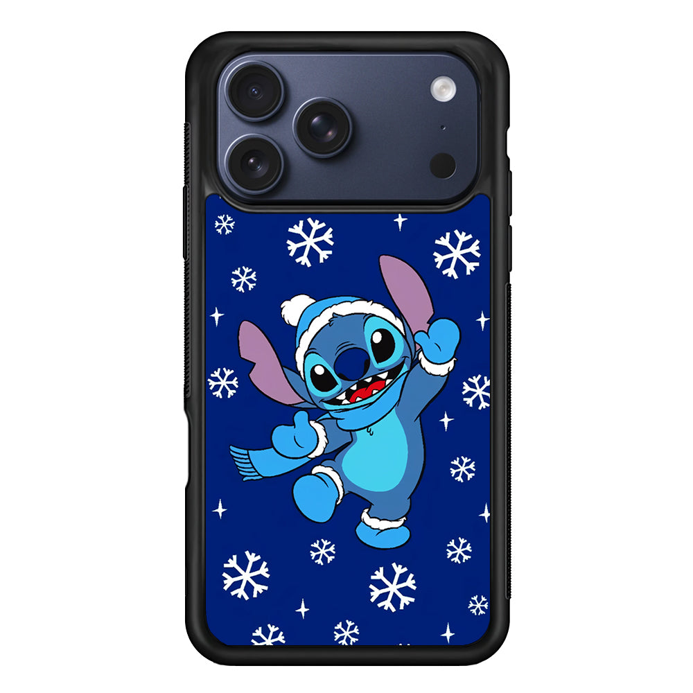 Stitch Navy Winter iPhone 17 Pro Max Case - Xtracase