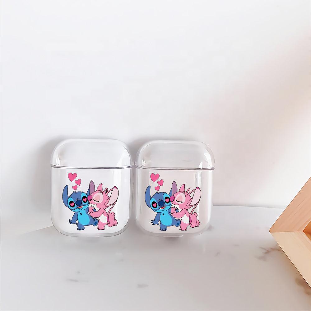 Stitch Couple Apple Airpods Clear Case-Xtracase