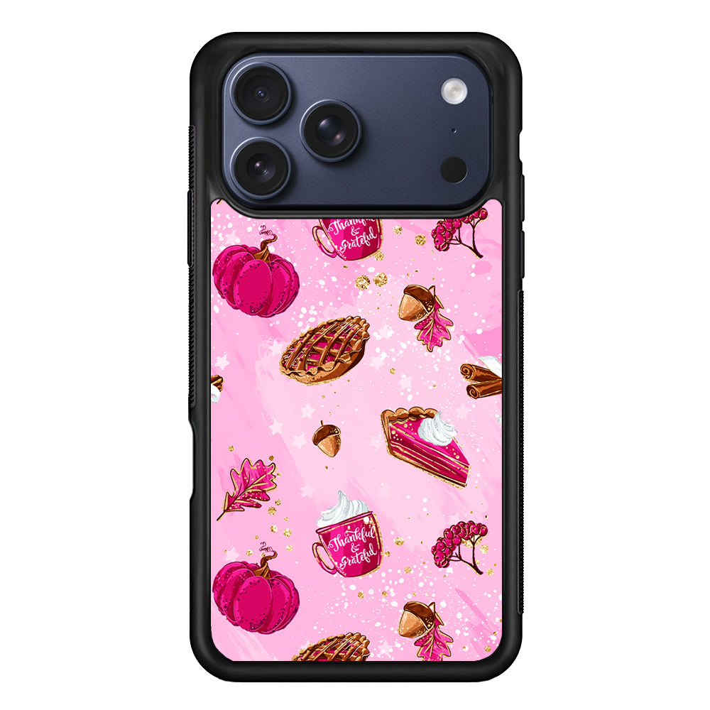 Thanksgiving Pink Aesthetic iPhone 17 Pro Max Case - Xtracase
