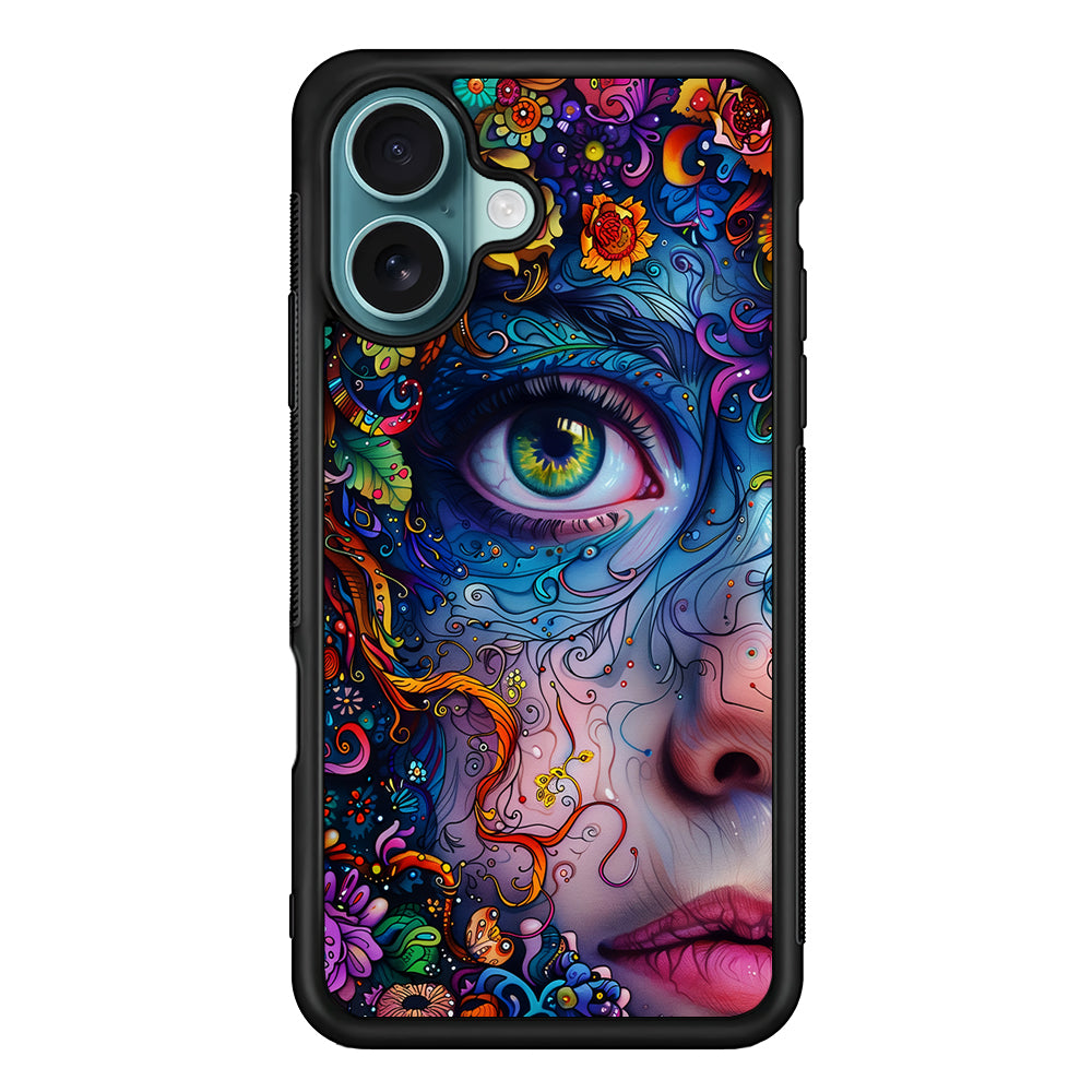 The Flower Fairy Girl Face iPhone 16 Case - Xtracase