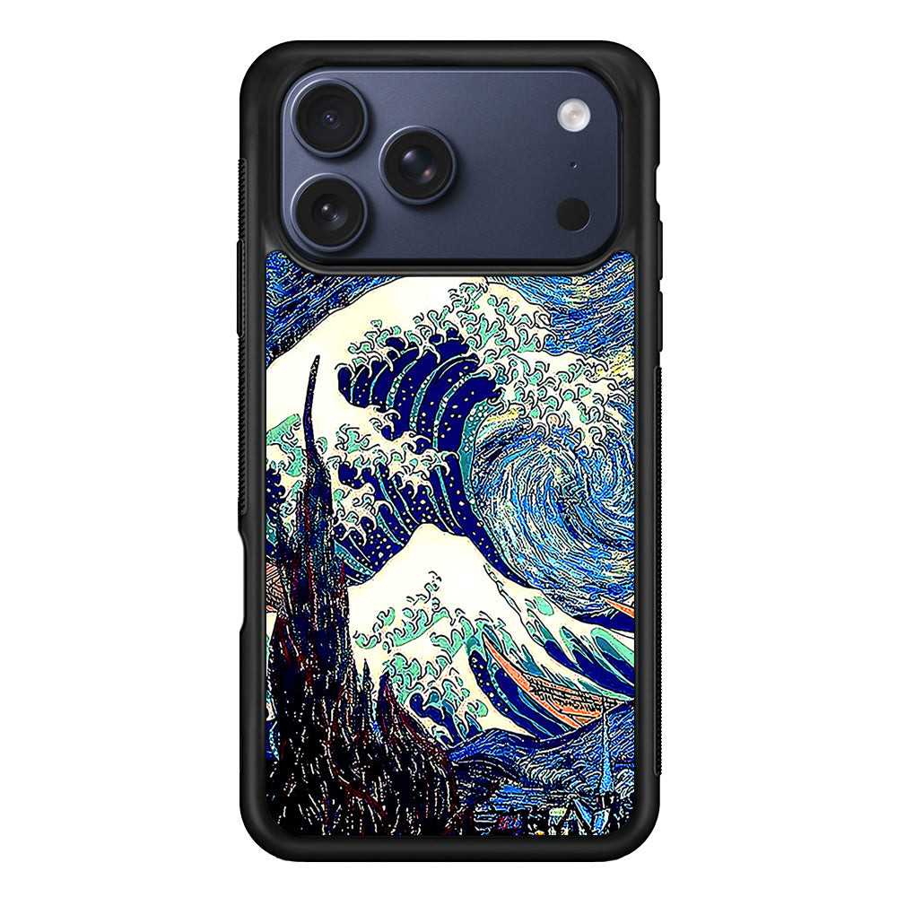 The Great Wave The Starry Night iPhone 17 Pro Max Case - Xtracase