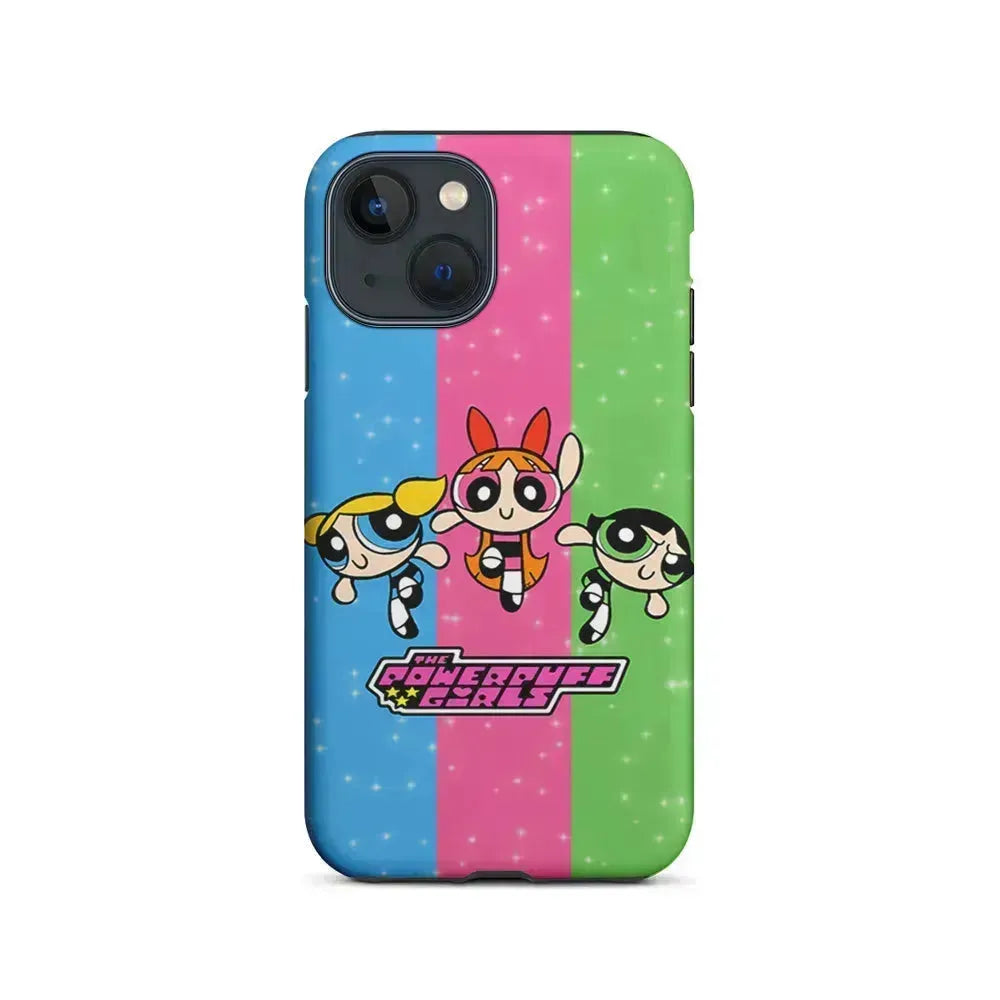The Powerpuff Girls Character iPhone 13 Mini Case-2 in 1 Tough Case-Xtracase