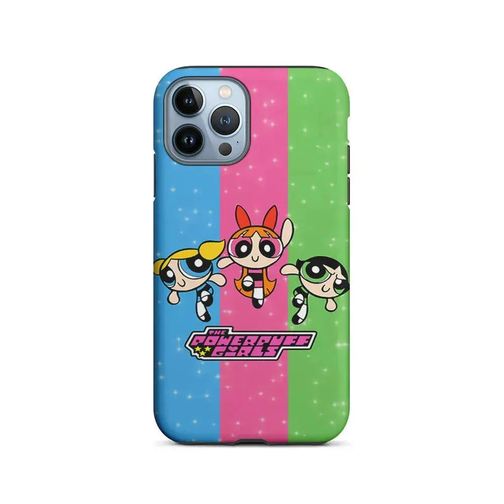 The Powerpuff Girls Character iPhone 15 Pro Max Case-2 in 1 Tough Case-Xtracase