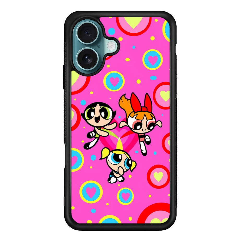 The Powerpuff Girls Love Pattern iPhone 17 Case - Xtracase