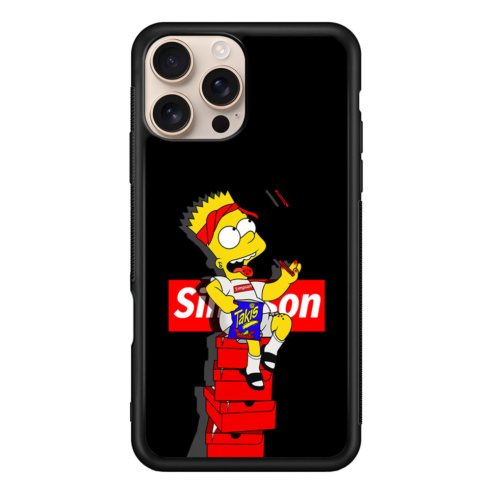 The Stylish Bart Simpson iPhone 16 Pro Max Case - iPhone 16 Pro Max