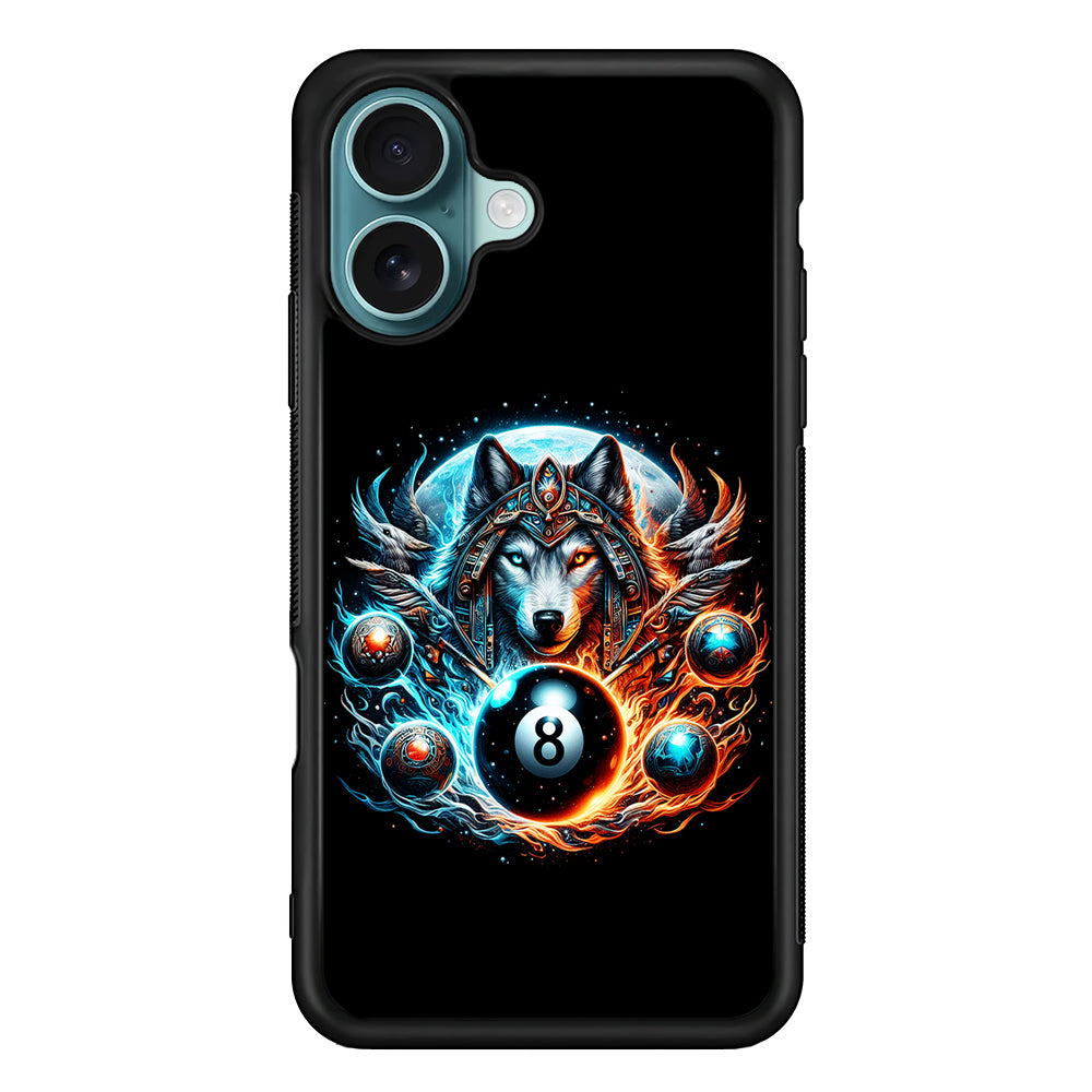 The Wolf Ball Number 8 iPhone 16 Case - Xtracase