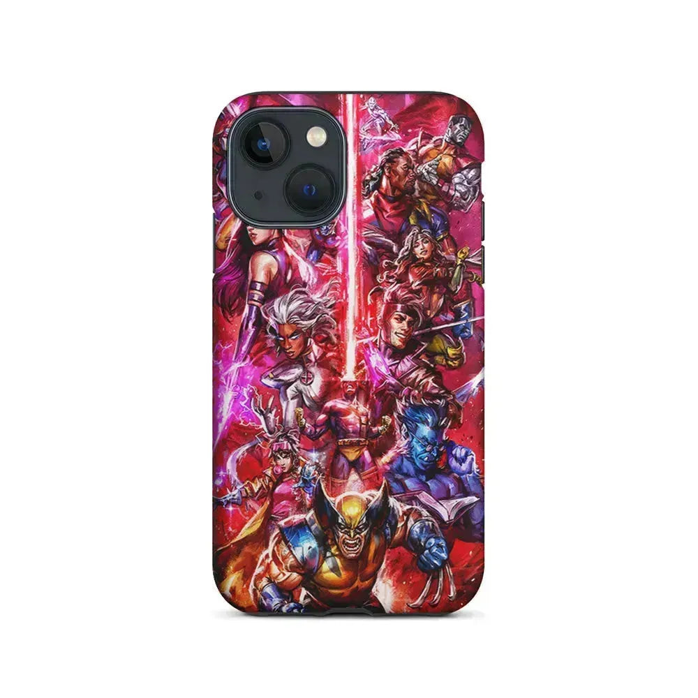 The X-Men vs Magneto Art iPhone 13 Mini Case-2 in 1 Tough Case-Xtracase