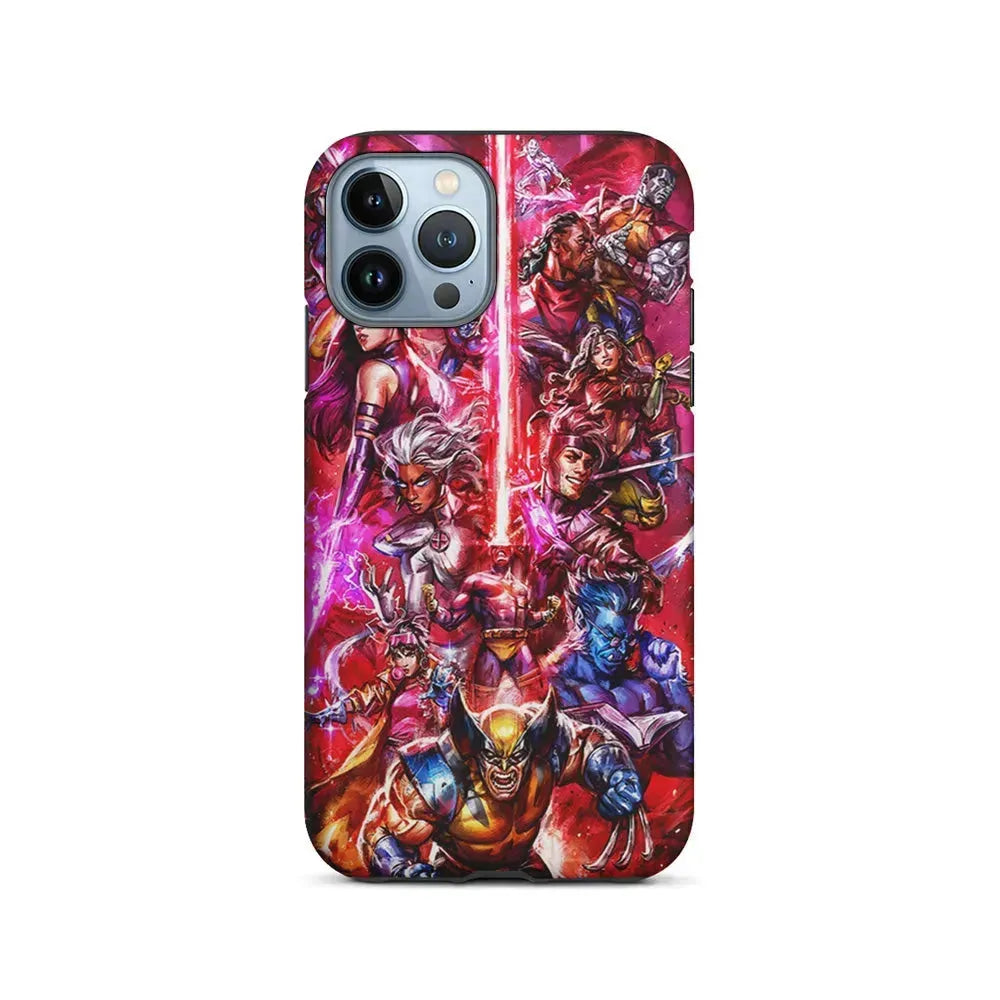 The X-Men vs Magneto Art iPhone 15 Pro Max Case-2 in 1 Tough Case-Xtracase