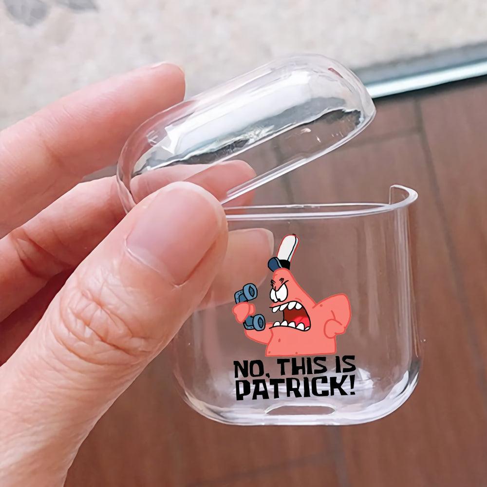 This is Patrick Protective Clear Case Cover For Apple Airpods-Xtracase