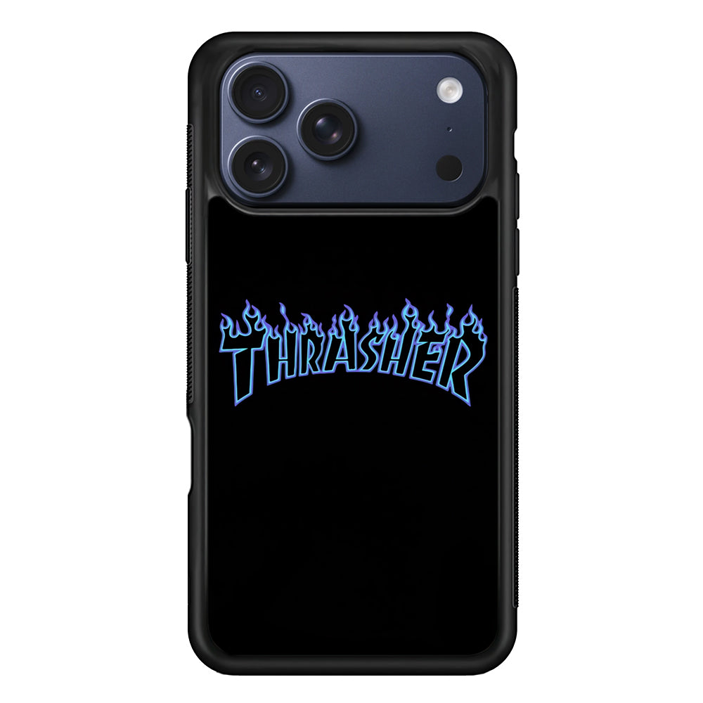 Thrasher Blue Flame iPhone 17 Pro Case - Xtracase