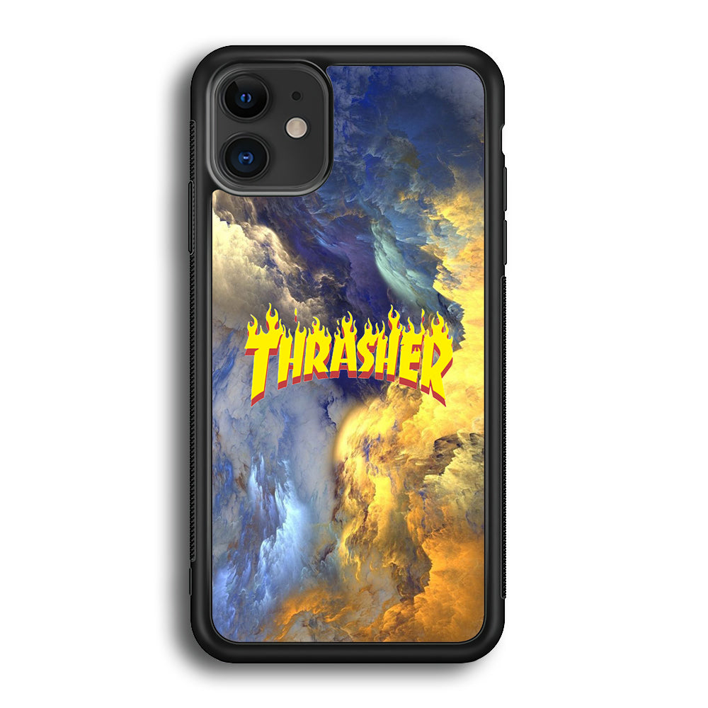 Thrasher Golden Smoke iPhone 12 Case-Xtracase