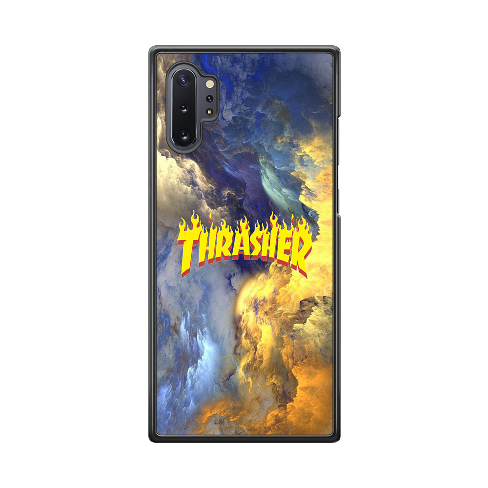 Thrasher Golden Smoke Samsung Galaxy Note 10 Plus Case-Xtracase