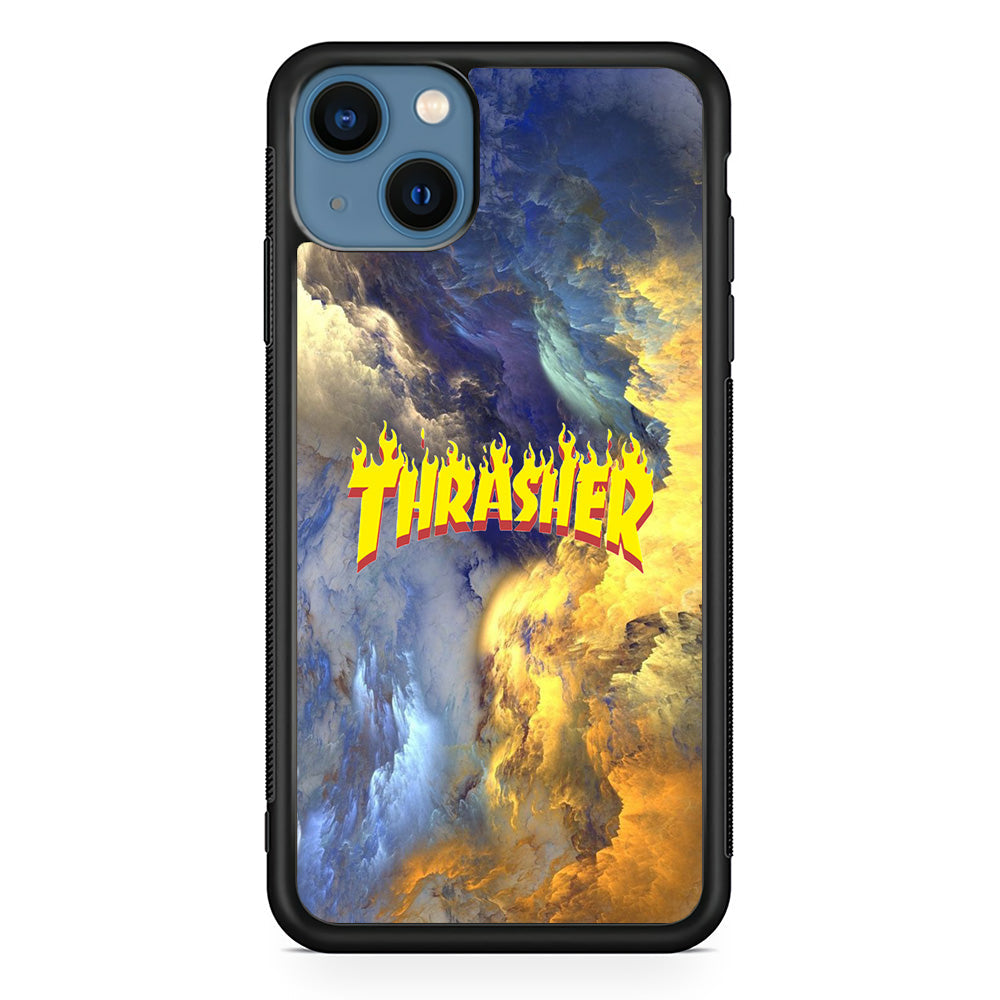 Thrasher Golden Smoke iPhone 13 Case-Xtracase