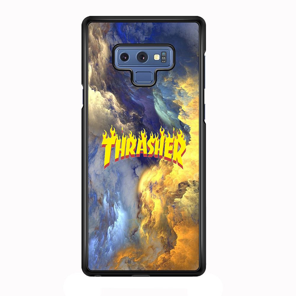 Thrasher Golden Smoke Samsung Galaxy Note 9 Case-Xtracase