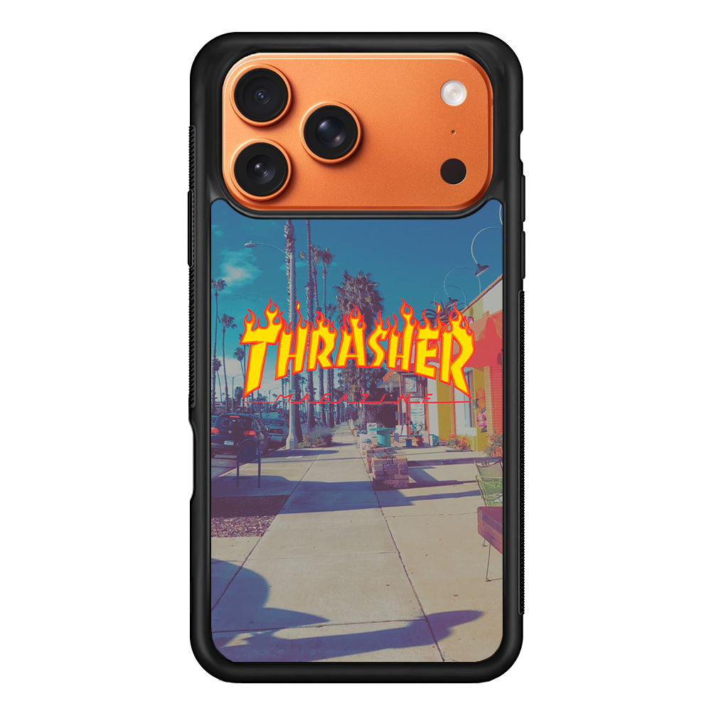 Thrasher Passed Road iPhone 17 Pro Max Case