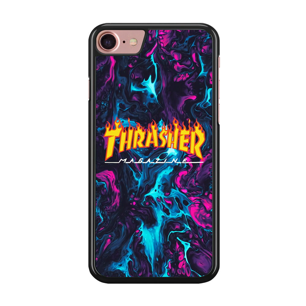 Thrasher Purple Liquid iPhone 8 Case-Xtracase